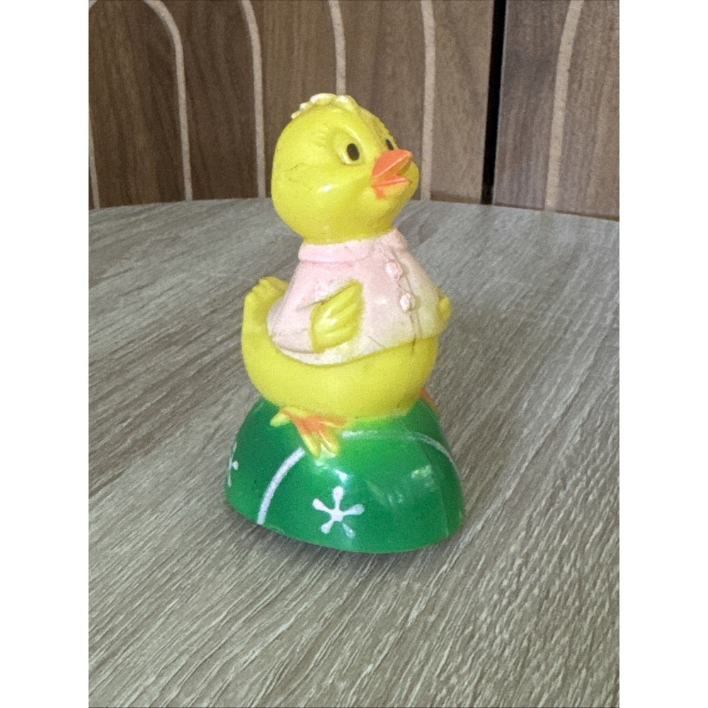 Windup Friction Toy Easter Chick Easter Unlimited Chicken Hong Kong, 3.5"